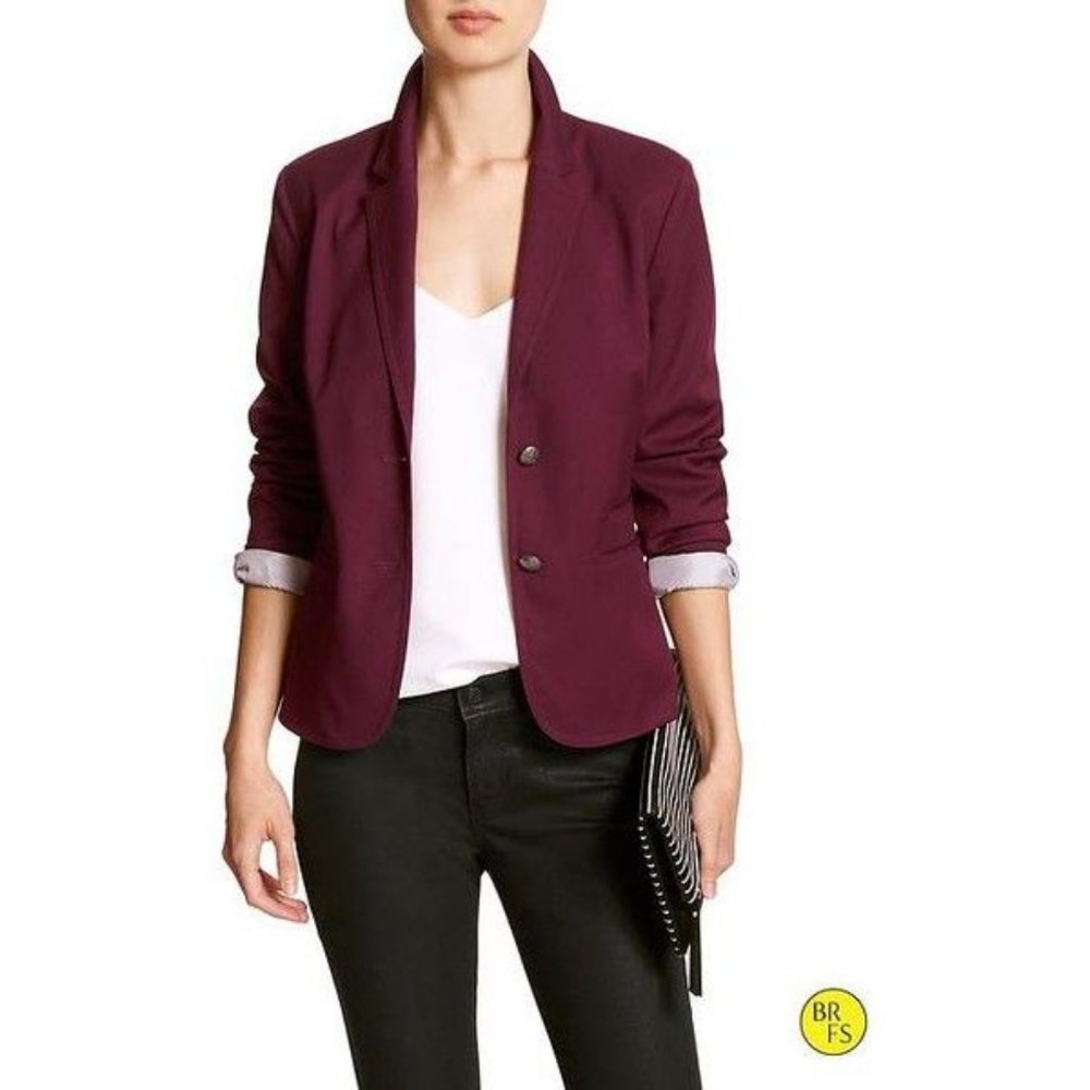 Maroon Classic Blazer